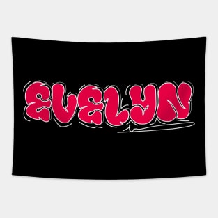 EVELYN Name Funny Birthday Gift Idea Tapestry