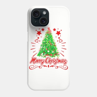 Christmas Tree Merry Christmas Red Phone Case