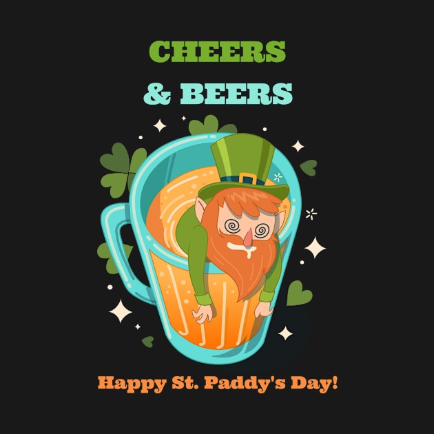 Cheers and Beers Happy St. Paddy's Day by Joco Studio