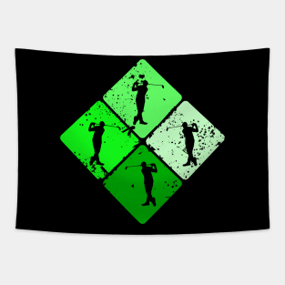 Retro Golf Tapestry