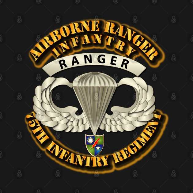 Airborne Badge - Ranger - 75th Infantry by twix123844