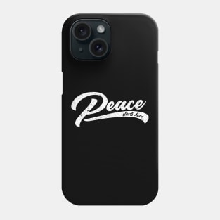 'Peace Starts Here' Radical Kindness Anti Bullying Shirt Phone Case