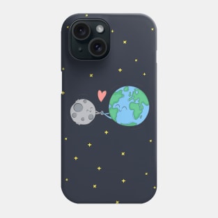 BFF Earth And Moon Phone Case