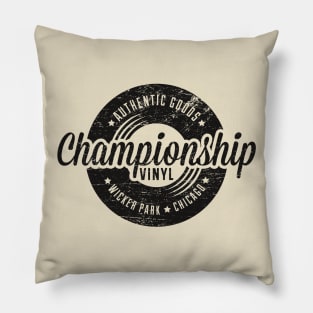 Championship Vinyl (worn look) Pillow