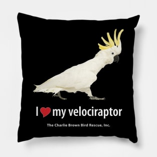CB Cockatoo velociraptor Pillow