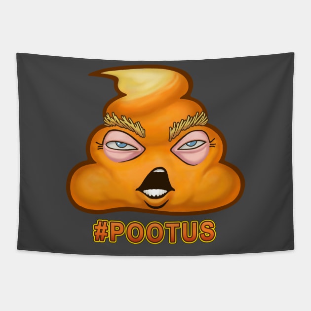 #POOTUS Tapestry by BeveridgeArtworx