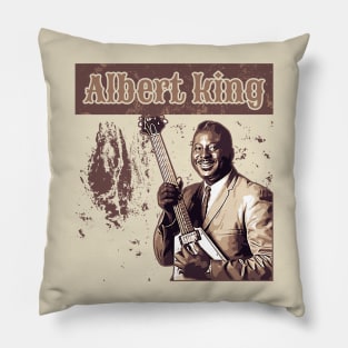 Albert King // Brown vintage Pillow