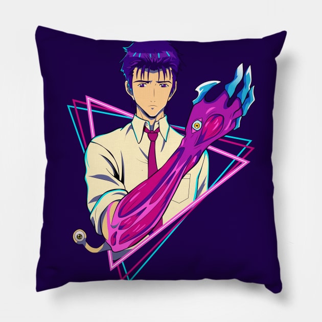 Parasyte anime - shinichi Pillow by mounier