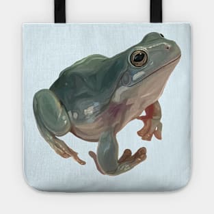 Happy Australian Green Tree Frog Tote