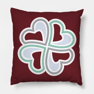 Tooth Flower circle pattern for Dental logo design. Dental care logo design. Pillow