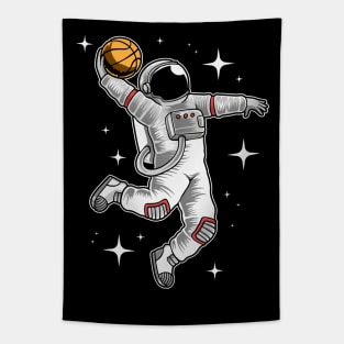 Astronaut Slam Dunk: Basketball Lovers Tapestry