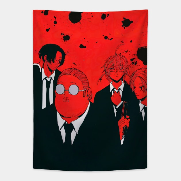 Sakamoto Days Tapestry by BlackWhiteRed