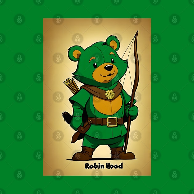 Adventurous Archer: Robin Hood Bear by AlexBRD