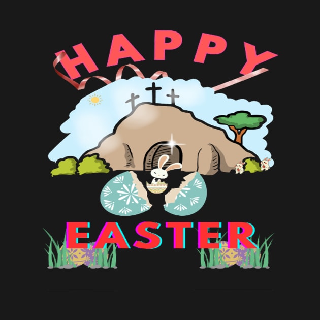 Happy Easter Shirt Retro Easter T-Shirt Gift For Easter Vintage Easter Tee Easter Day Shirt For Women & MEN Easter Decoration Groovy Easter T-Shirt by best seller shop