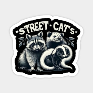 Street Cats, Support Your Local Street Cat Magnet