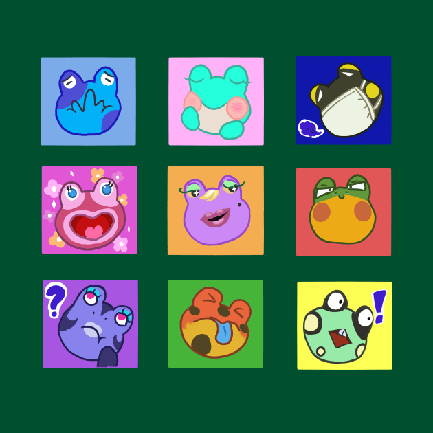 Frog Mood Board by Candycrypt