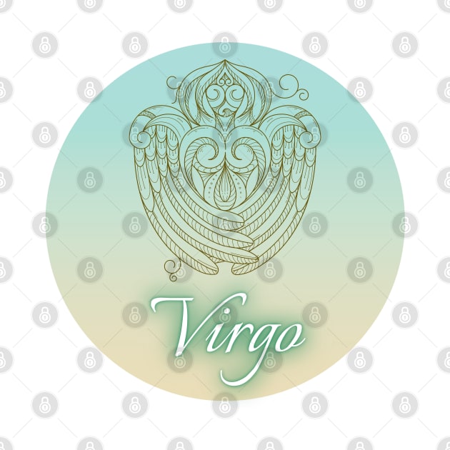 Spherical Zodiac Virgo by Mazzlo Shop