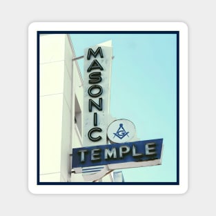 Historic Masonic Temple St Pete Florida Magnet