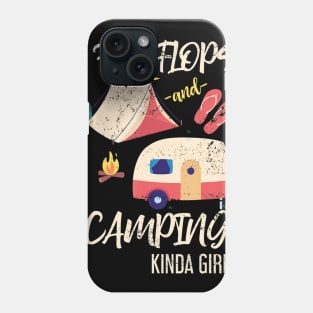 Funny Flip Flop Camper Forest Camp Tent Camping Phone Case