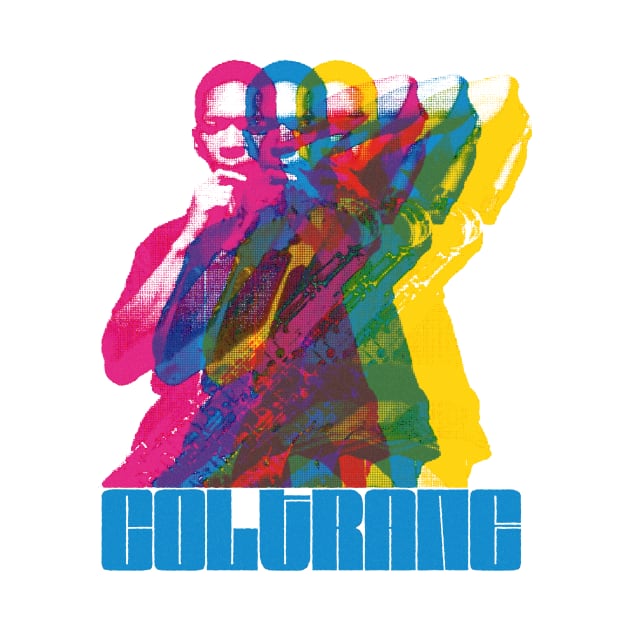 John Coltrane by HAPPY TRIP PRESS
