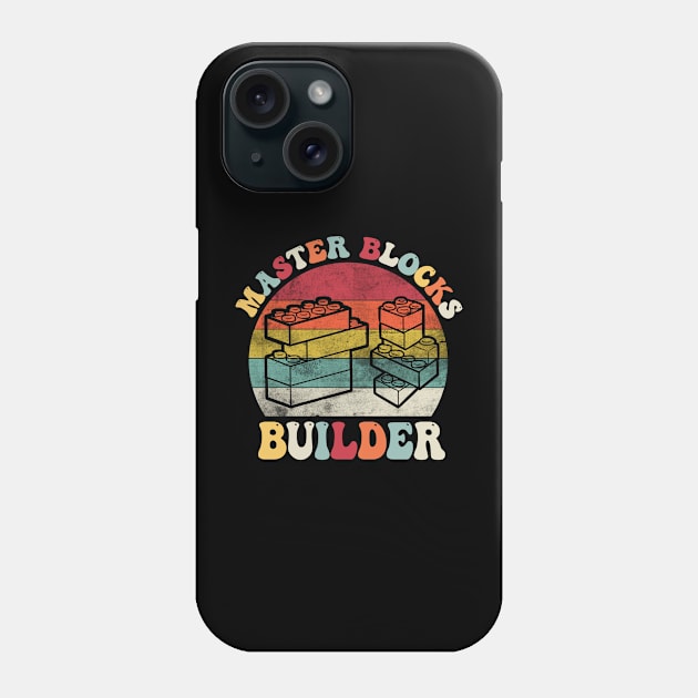 Birthday Master Brick Block Builder Phone Case by BOOBYART