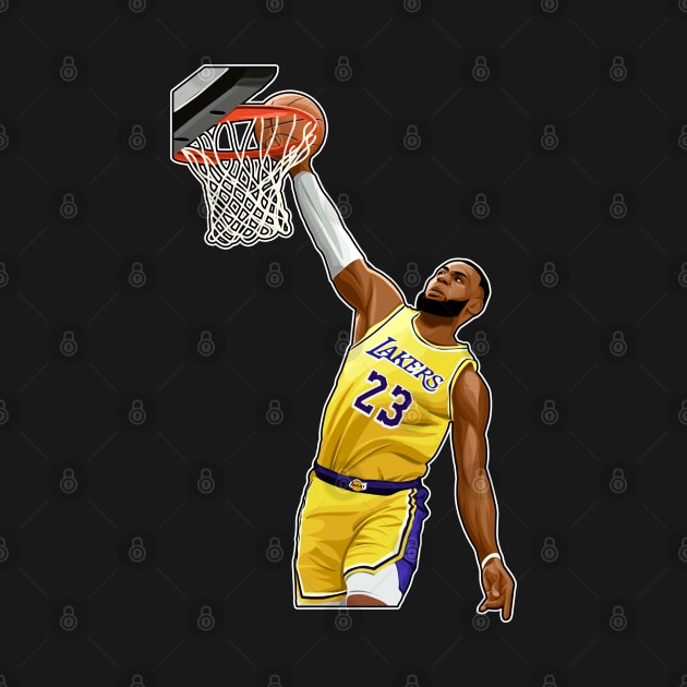 LeBron James #24 Dunk Power by RunAndGow