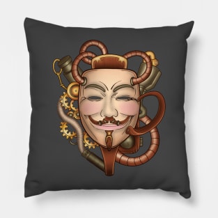 Steampunk Revolution Pillow