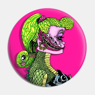 Doll Monster Pin