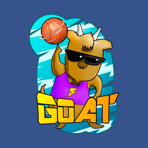 21 Greatest of All Time GOAT Cartoon Design by ChuyDoesArt