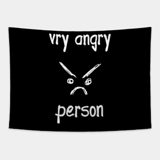 Vry Angry Person Tapestry