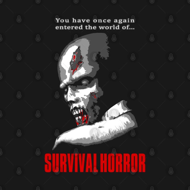 Resident Evil Survival Horror Zombie by Power Up Prints