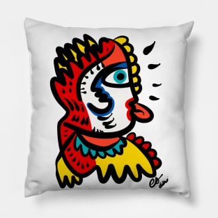 Graffiti Joker Street Art Pillow