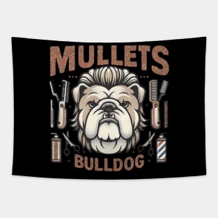 Mullet Bulldog Tapestry