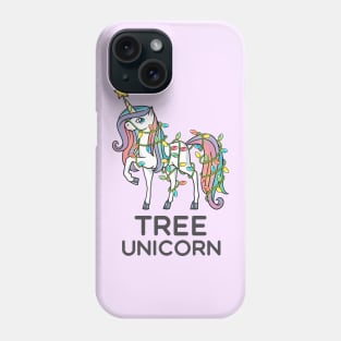 Tree Unicorn Christmas Phone Case