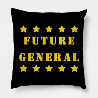 Future General 5 Star Military Kids Gift. Pillow