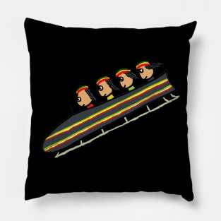 Cool Runnings Jamaican Bobsleigh Team Pillow