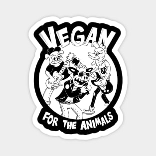 Vegan For the Animals Magnet