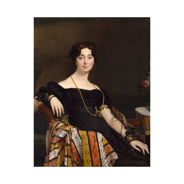 Madame Jacques-Louis Leblanc by Jean-Auguste-Dominique Ingres by Classic Art Stall