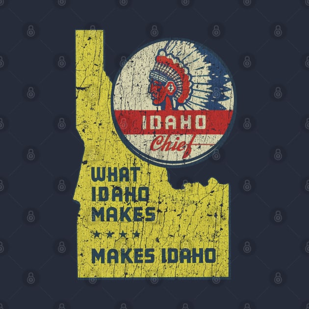Chief Gasoline - What Idaho Makes Makes Idaho 1939 by JCD666