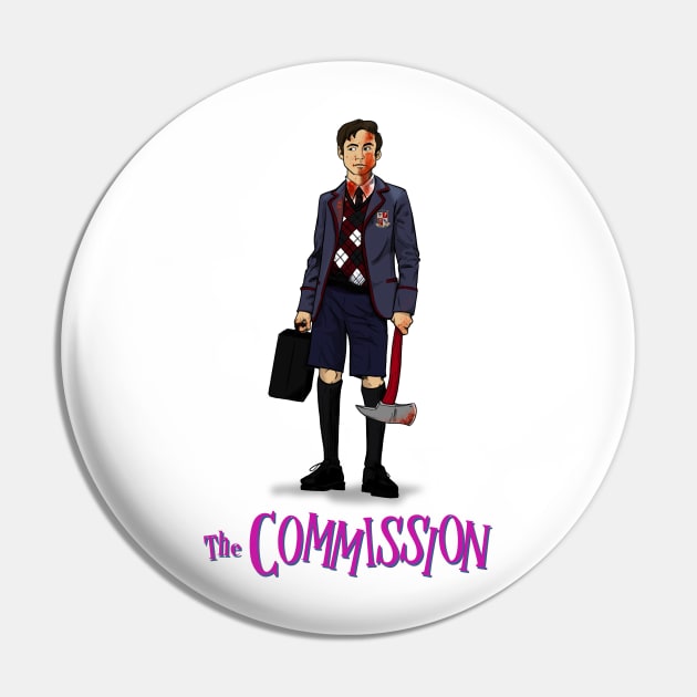 Umbrella Academy The Commission - Bloody Five Pin by Geekasms