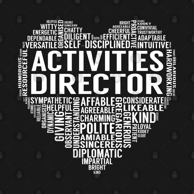 Activities Director Heart by LotusTee