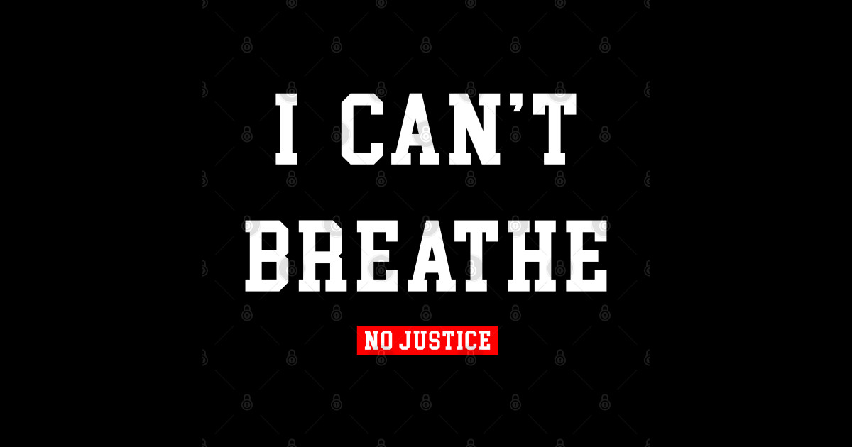 I CAN'T BREATHE wht I Cant Breathe Sticker TeePublic