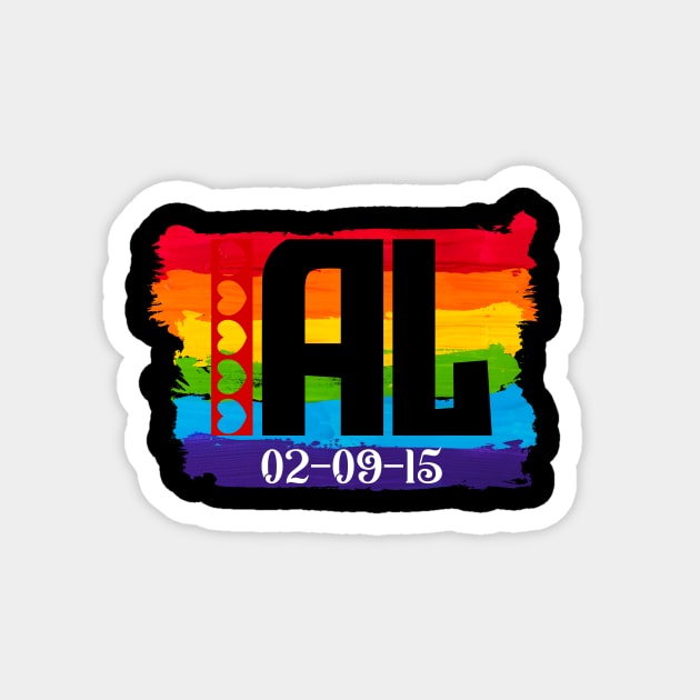 Alabama Gay Marriage Magnet by Blood Moon Design