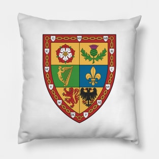 USA Early Ethnic Coat of Arms Pillow