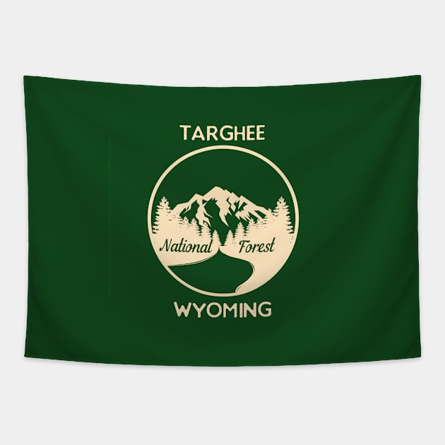 Targhee National Forest Wyoming Tapestry by Compton Designs