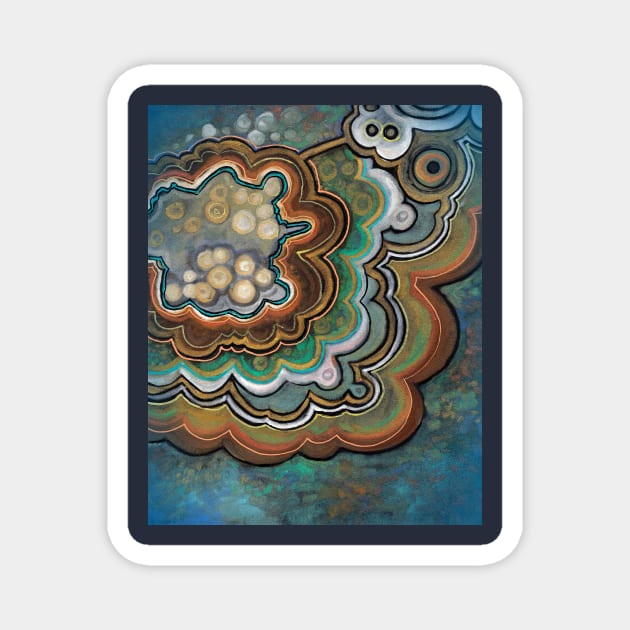 Mexican Lace Agate Magnet by ArtisticEnvironments