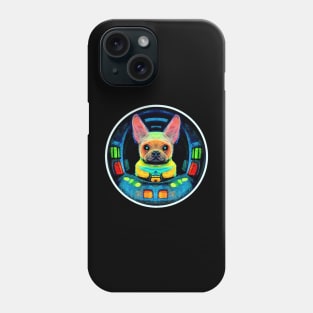 French Bulldog Moon Spaceship Phone Case