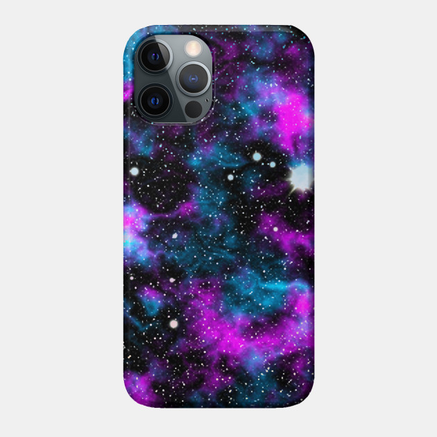 Neon Galaxy Deep Space Sky - Galaxy - Phone Case