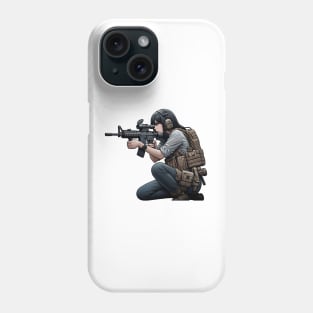 Tactical Girl Phone Case