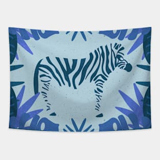 Tropical Zebra (Aegean) Tapestry